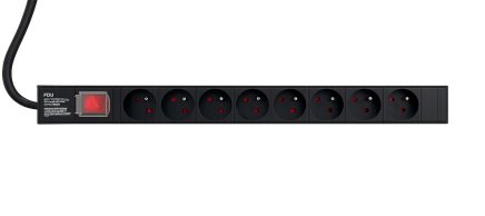 POWER SOCKET electrical strip 8x 230V - 1