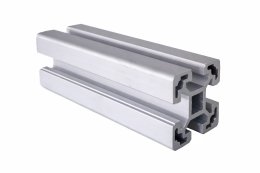 Aluminum profile 40 x 40, MI40x40L B10 1 m + cut to size
