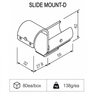 Holder for sliding pipes type SM-2810D - 2