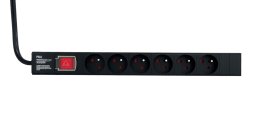 POWER SOCKET electrical strip 6x 230V