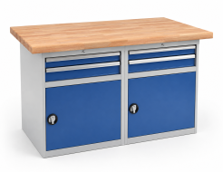 Workshop table with base container RS15_2D2D