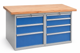Workshop table with base container RS15_34