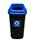 Containers for sorted waste for school