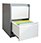 Two-drawer filing cabinets