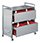 Office trolleys for documents