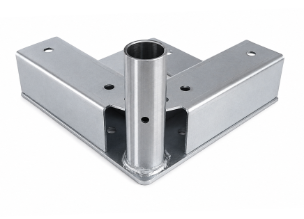 Corner Mounting Bracket for Plate-Mount Casters SJ-1-45×45_SV - 2