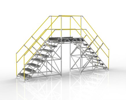 Safety crossover steps – custom-made - 1