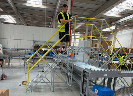 Safety crossover steps – custom-made - 2
