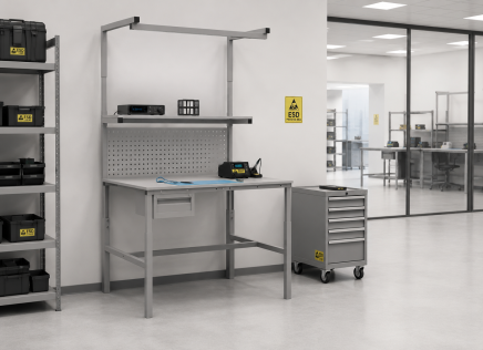 Antistatic Height-Adjustable Table Enprag SPEXESD, 1500 × 700 mm - 2