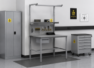 Antistatic Height-Adjustable Table Enprag SPEXESD, 1800 × 900 mm - 2