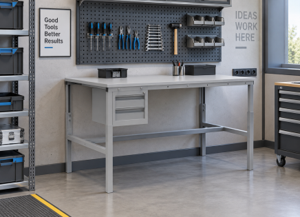 Height-Adjustable Table Enprag SP, 700 mm Deep (4 Models) - 2