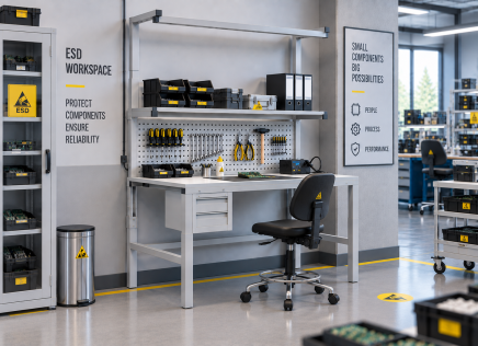 Antistatic Height-Adjustable Table Enprag SPEXESD, 1500 × 700 mm - 2