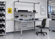 Antistatic Height-Adjustable Table Enprag SPEXESD, 1800 × 700 mm - 2