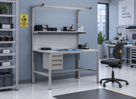 Antistatic Table Enprag SPEXESD, 900 mm Deep (4 Models) - 2