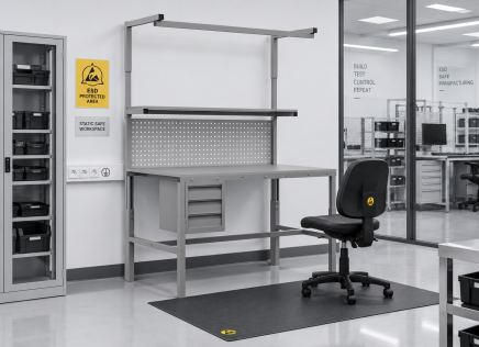 Antistatic Height-Adjustable Table Enprag SPEXESD, 1500 × 900 mm - 2