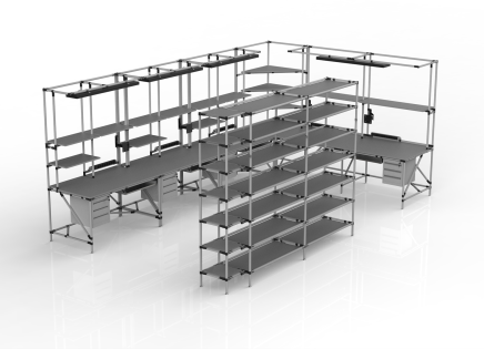 U-shaped assembly and completion line - 1