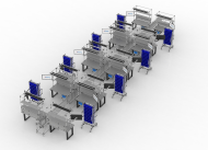 Linear assembly line with conveyor (One Piece Flow) - 2