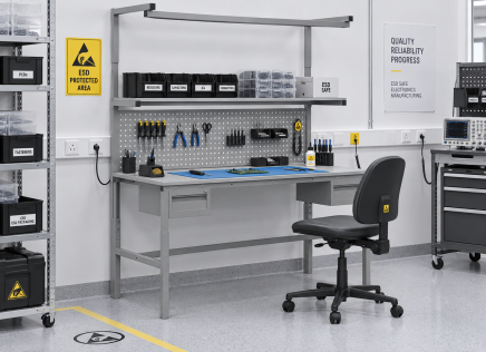 Antistatic Height-Adjustable Table Enprag SPEXESD, 1800 × 700 mm - 2