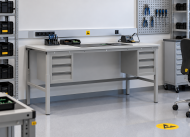 Antistatic Height-Adjustable Table Enprag SPESD, 1800 × 900 mm - 2