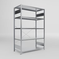 Basic Shelf Unit 438376 Clip S3, galvanized, depth 600 mm