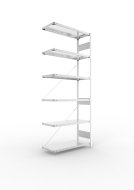 Add‑on Shelf Unit Clip S3, galvanized, depth 400 mm (6 models)