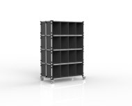 Compartment trolley with 16 PP board inserts