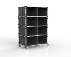 Compartment trolley with 8 PP board inserts