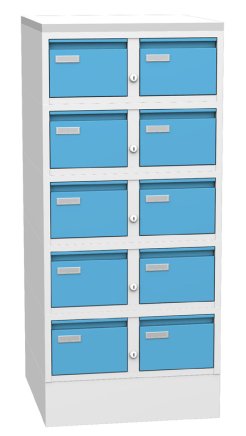 Card filing cabinet Kovos KAR 52S5 - 1