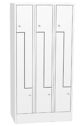 Metal wardrobe SZS 33A - 1