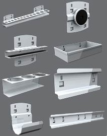 Bracket set for Q-system QDN 5002 - 1