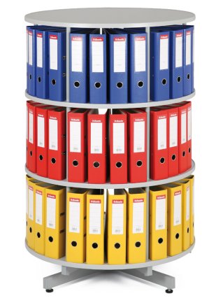 Revolving filing cabinets - 3 floors - 1