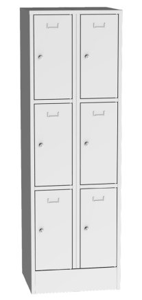 Cabinet with lockable boxes SBS 32-6 - 1