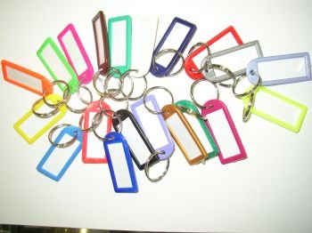 Identification tag for keys - pack of 20 pcs - 1