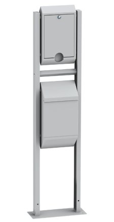 Dog excrement bin with stand type PWC S2A - 1