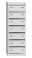 Seven-drawer filing cabinet for A6 format KAR 62C7 - 1