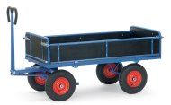 Hand trolley with rubber wheels 6453V, 6454V, 6455V, 6456V (4 models) - 1