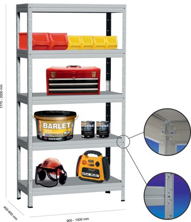 Separate shelves for shelves 250 kg X31006020L - 1