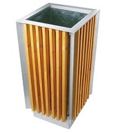 Outdoor waste bin wooden 1018 - 1