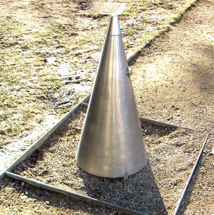 Stainless steel drinker Cone - 1