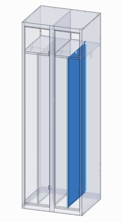 Vertical divider XD - 1