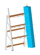 MULTIPAL - base rack for vertical storage up to 200 kg type 91522