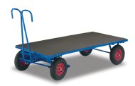 Manual flatbed trolley without sides zu-05132