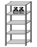 Base rack FIX galvanized (8 models)