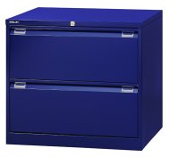 Bisley DF2 double-row metal filing cabinet - 1