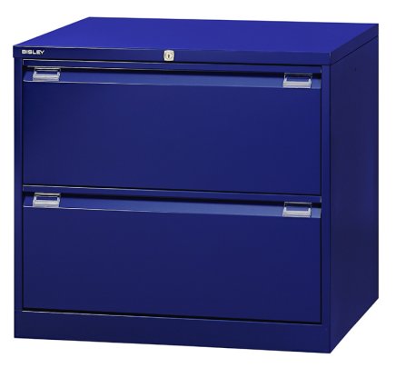Bisley DF2 double-row metal filing cabinet - 1