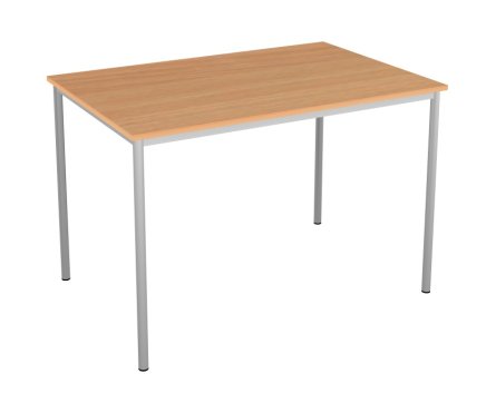 Dining table - round base 50 mm - top 1200 x 800 mm - 1