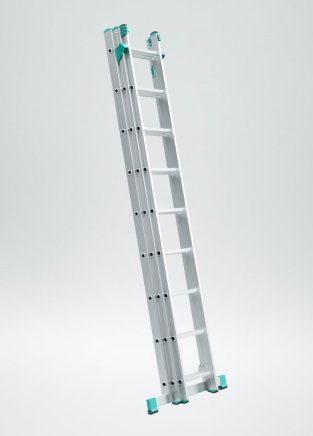 Three-part universal Eurostyle ladder with step adjustment 7811 - 1