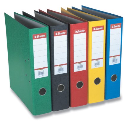 Esselte Rainbow 75mm lever file (5 models) - 1