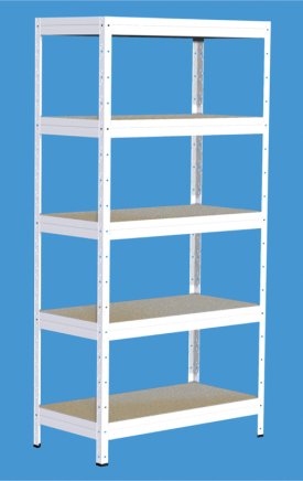 Kovona Screwless shelf rack 265 kg type N485L3 MDF thickness 6mm - 1