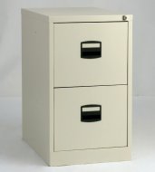 Bisley CC2H1A/FLS two-drawer file cabinet - 1